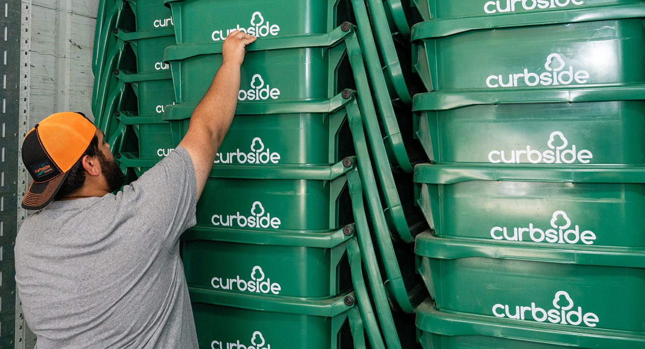 Curbside Waste green bins